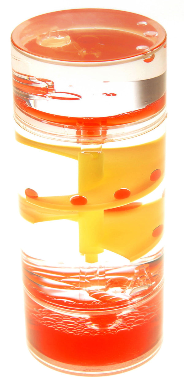 Liquid Motion Bubbler Spiral Cylinder (Red)