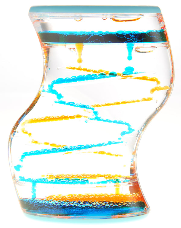 Liquid Motion Bubbler (Blue Orange)