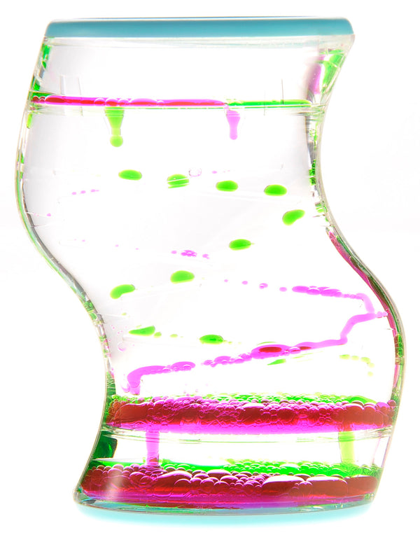 Liquid Motion Bubbler (Green Pink)