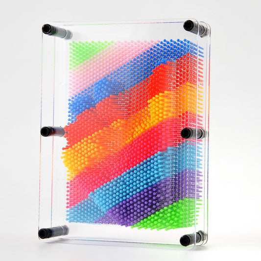 Rainbow 3D Pin Art Impression Board