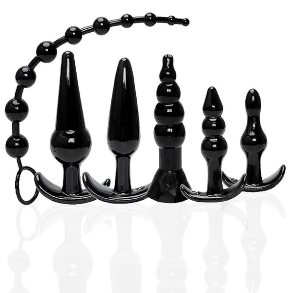 The 9's Try - Curious Anal Plug Kit - Black - US Stores