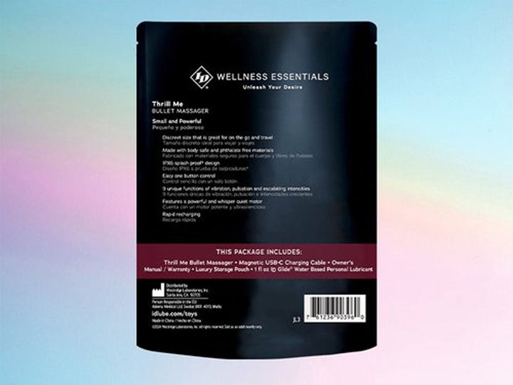 Thrill Me Bullet Massager - Silver - US Stores