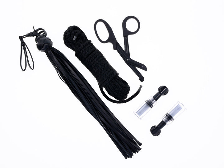 Tied and Twisted Bondage Kit - Black - US Stores