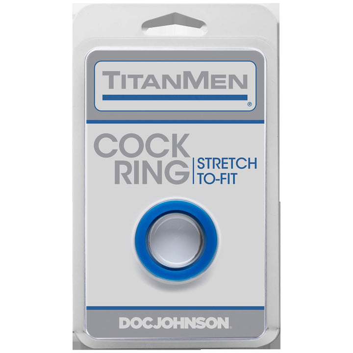 Titanmen Cock Ring - Black - US Stores