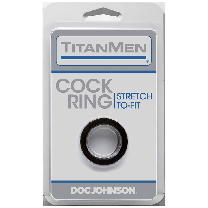 Titanmen Cock Ring - Black - US Stores