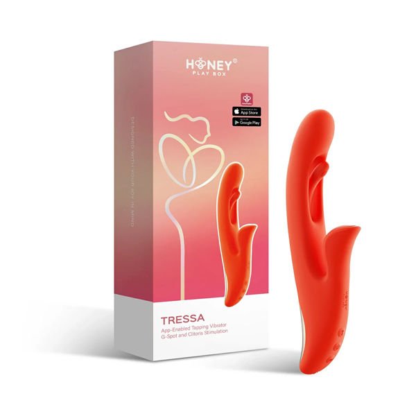 Tressa App - Enabled Tapping Vibrator G - Spot and Clitoral Stimulation - US Stores