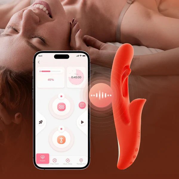 Tressa App - Enabled Tapping Vibrator G - Spot and Clitoral Stimulation - US Stores