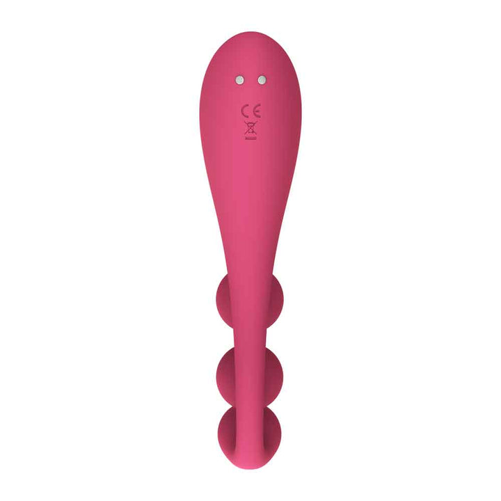 Tri Ball 1 Lay on Vibrator - Red - US Stores