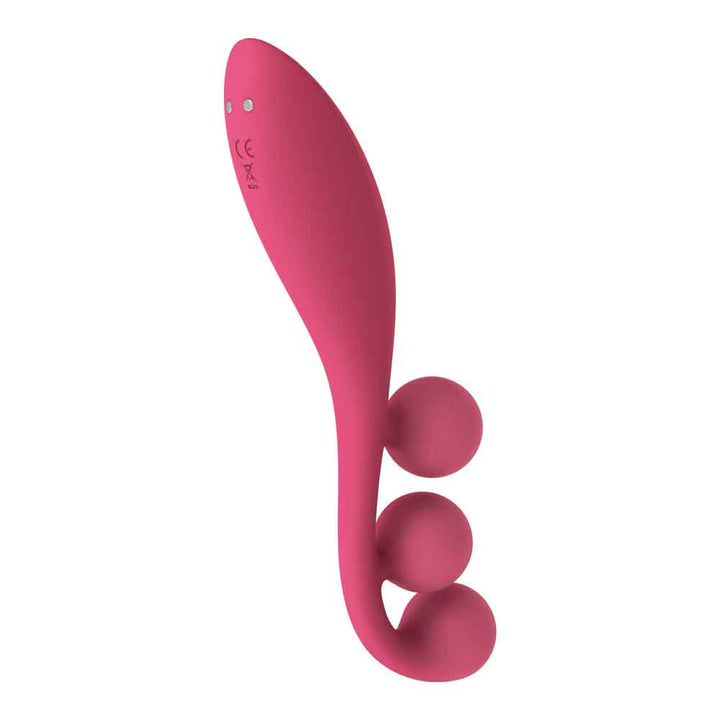 Tri Ball 1 Lay on Vibrator - Red - US Stores