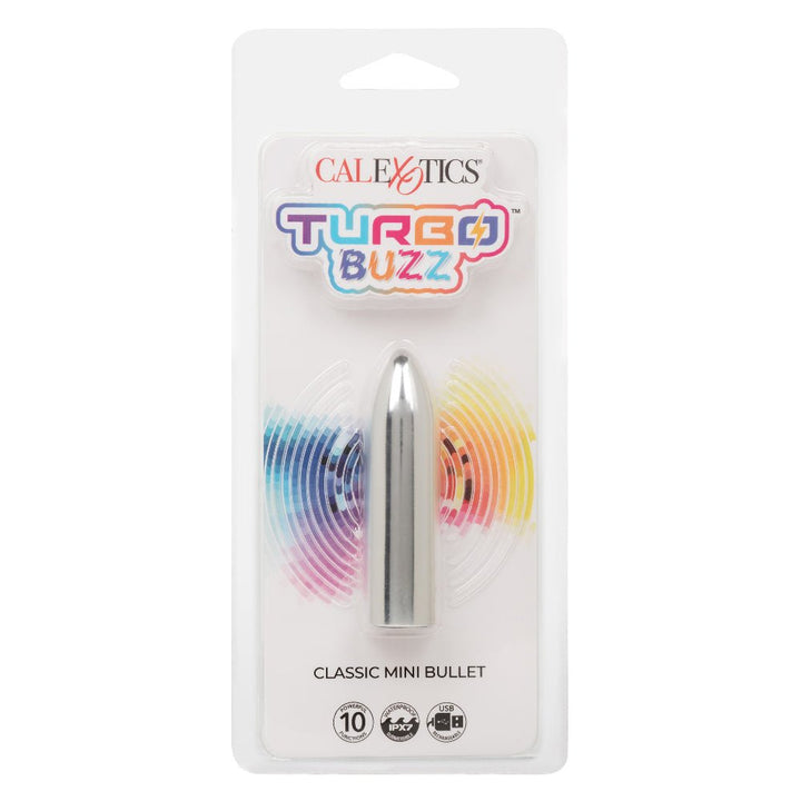 Turbo Buzz Classic Mini Bullet - Silver - US Stores