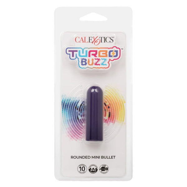 Turbo Buzz Rounded Mini Bullet - Purple - US Stores