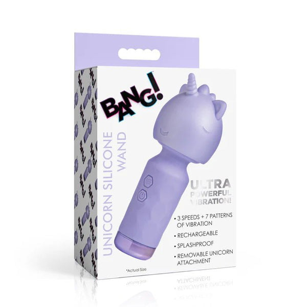 Unicorn Silicone Wand - Lavender - US Stores