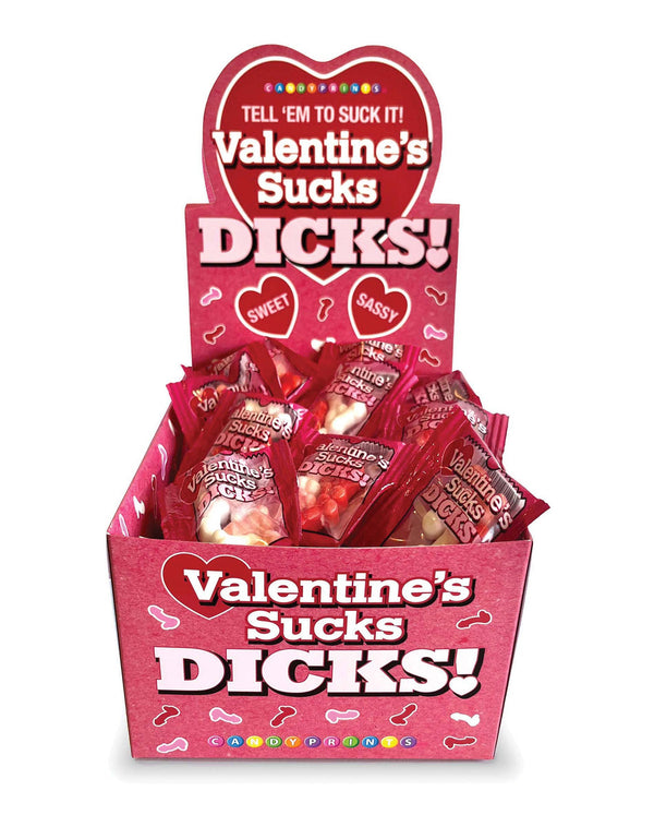 Valentines Sucks Dicks Candy - Display of 100 Ct. - US Stores