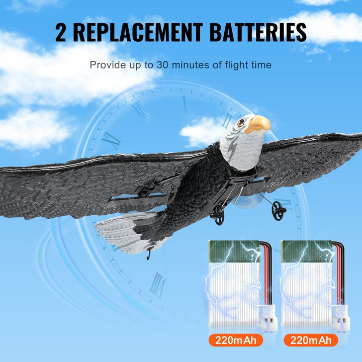 VEVOR RC Airplane Biomimetic Eagle EPP Foam RC Plane Toy 2.4 GHz Remote Control - US Stores