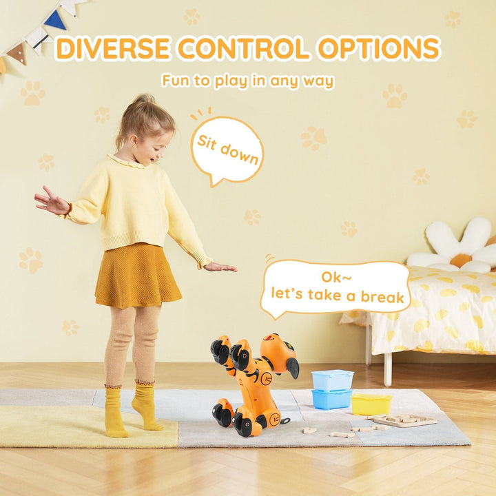 VEVOR RC Robot Dog Toy Talking Dancing Touch & Voice Remote Control Programmable - US Stores