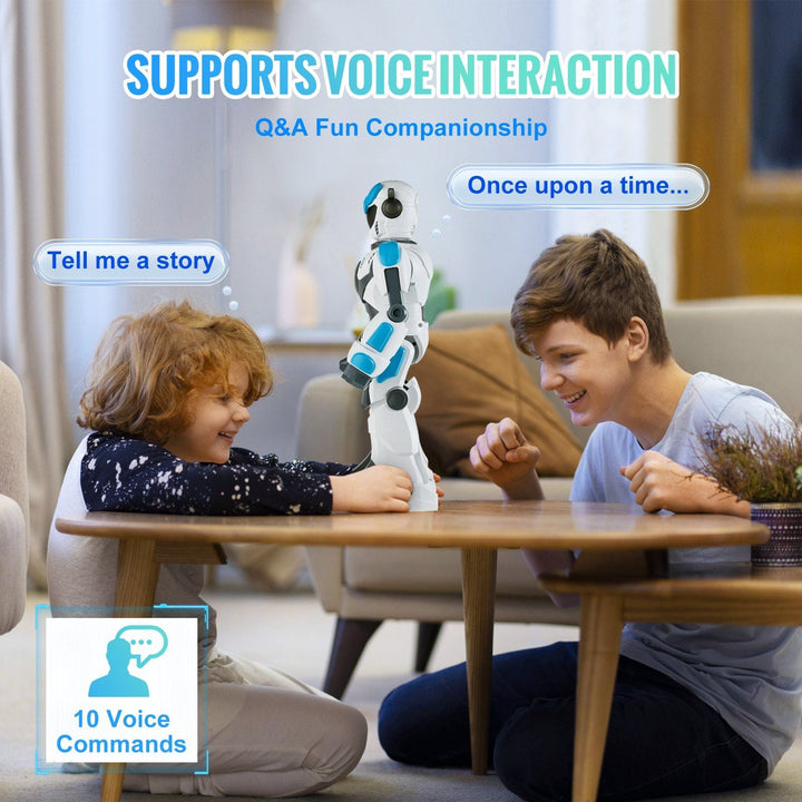 VEVOR RC Robot Toy Talking Dancing Gesture and Voice Remote Control Programmable - US Stores