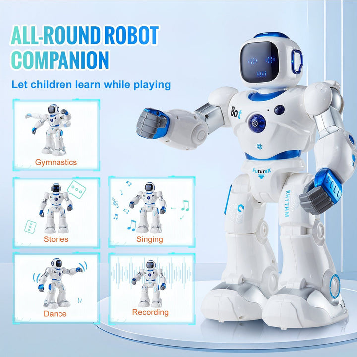 VEVOR RC Robot Toy Talking Dancing Touch Voice APP Remote Control Programmable - US Stores