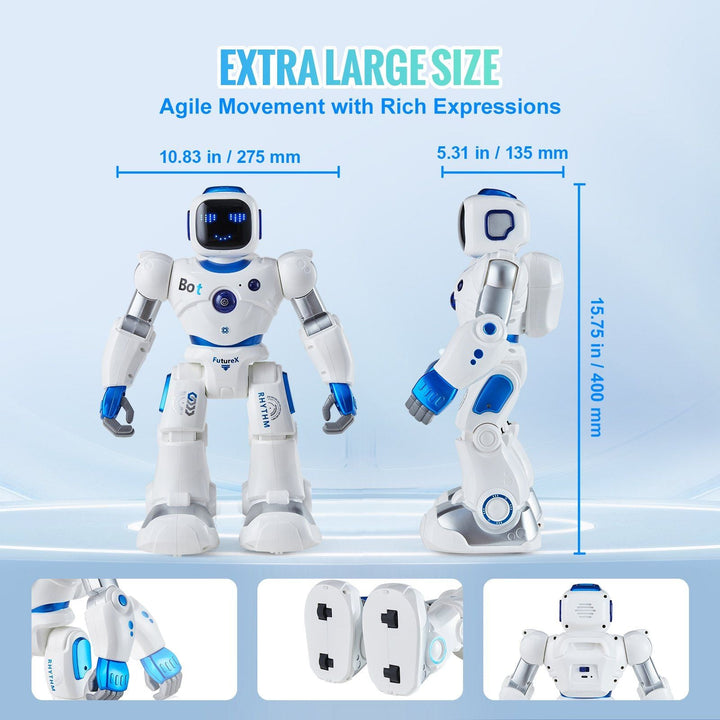 VEVOR RC Robot Toy Talking Dancing Touch Voice APP Remote Control Programmable - US Stores