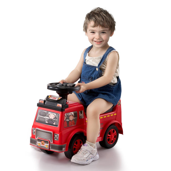 VEVOR Ride On Push Car for Toddlers 1 - 3, Sit to Stand Racer with Music Wheel, Under - Seat Storage, Classic Kids Ride On Toy, Red - US Stores