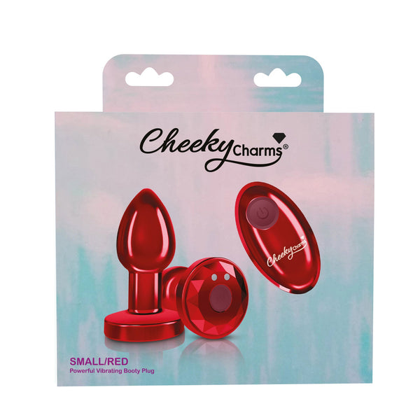 Vibrating Red Metal Remote Plug - Small - US Stores