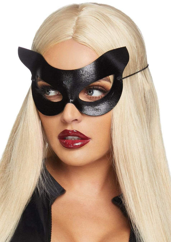Vinyl Cat Mask - Os - Black - US Stores