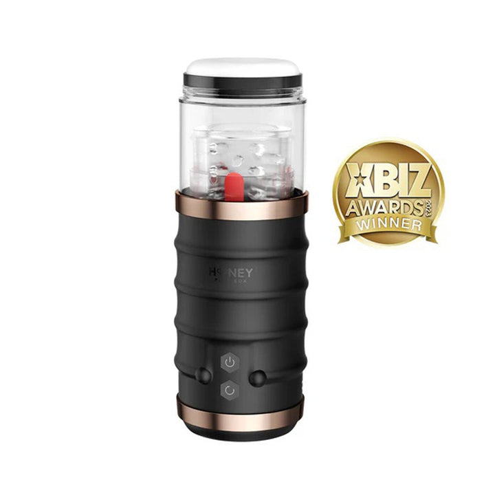 Warrior Thrusting Male Masturbator - Black - US Stores