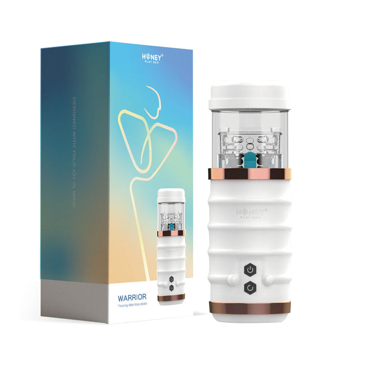 Warrior Thrusting Male Masturbator - Black - US Stores