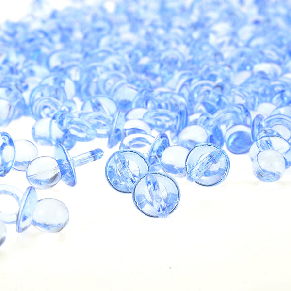 Mini Acrylic Baby Pacifiers for Baby Shower Decorations