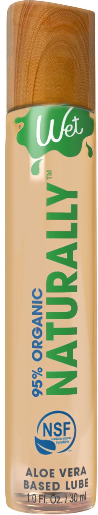 Wet 95% Organic Naturally - Aloe Based Lubricant 1 Oz - US Stores