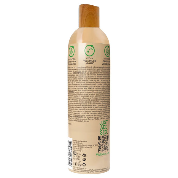Wet 95% Organic Naturally - Aloe Based Lubricant 4 Oz - US Stores