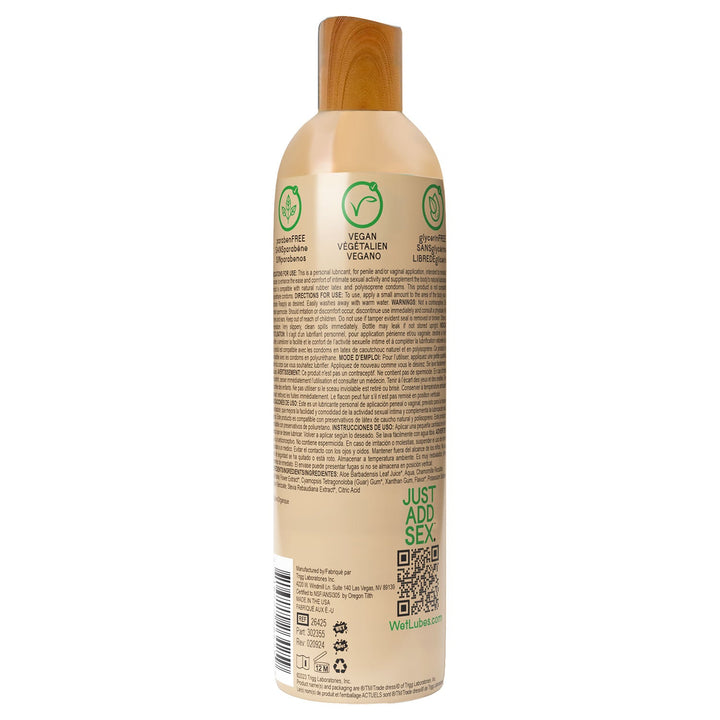 Wet 95% Organic Naturally - Aloe Based Lubricant 4 Oz - US Stores