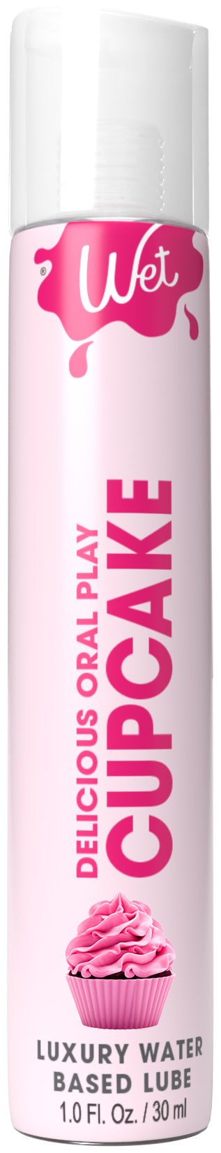 Wet Delicious Oral Play - Cupcake - Waterbased Flavored Lube 1 Oz - US Stores