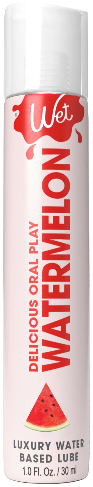 Wet Delicious Oral Play - Watermelon - Waterbased Flavored Lubricant 1 Oz - US Stores