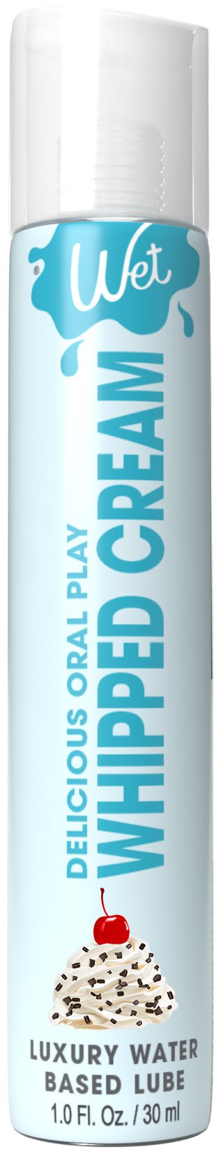 Wet Delicious Oral Play - Whipped Cream - Waterbased Flavored Lubricant 1 Oz - US Stores