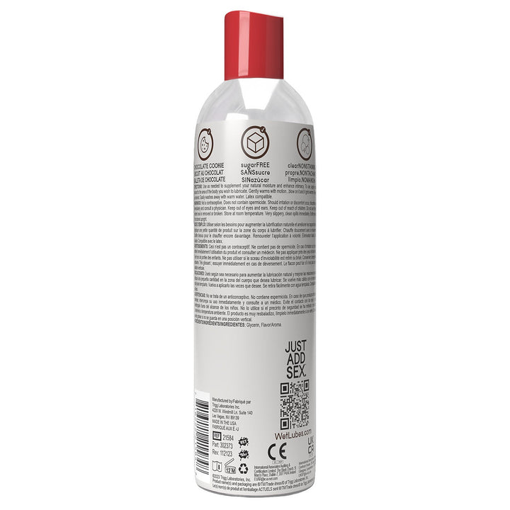 Wet Warming Fun Flavors - Chocolate Cookie - 4 in 1 Lubricant 4 Oz - US Stores