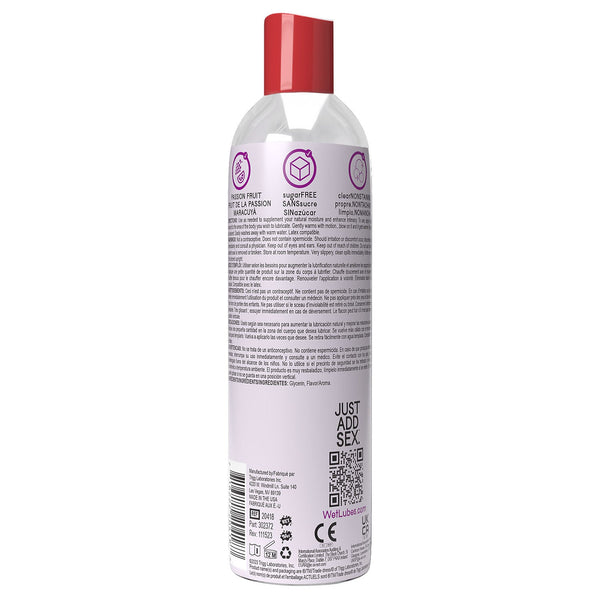 Wet Warming Fun Flavors - Passion Fruit - 4 in 1 Lubricant 4 Oz - US Stores