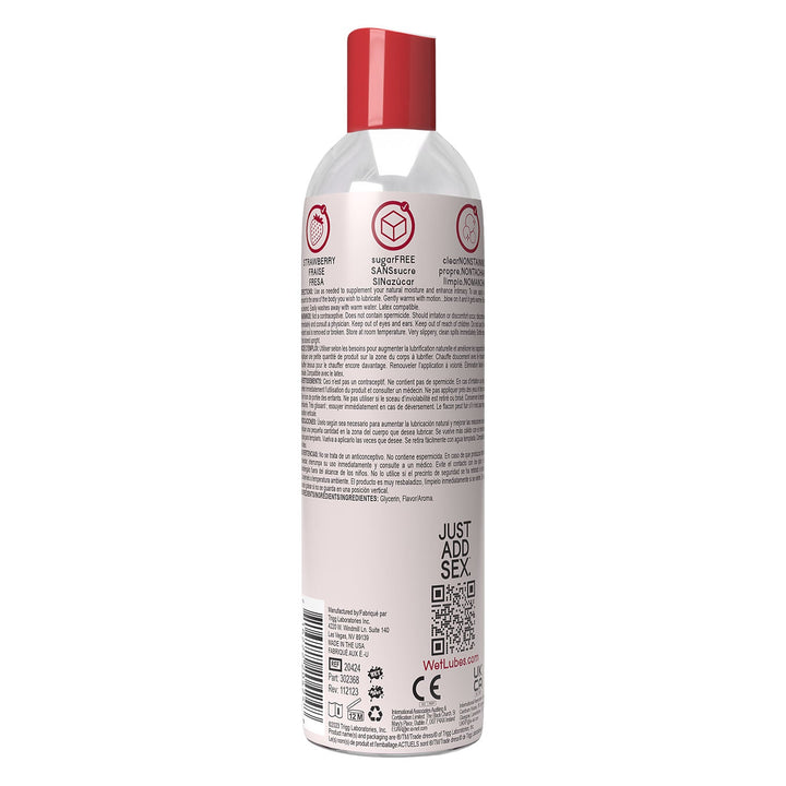 Wet Warming Fun Flavors - Strawberry - 4 in 1 Lubricant 4 Oz - US Stores