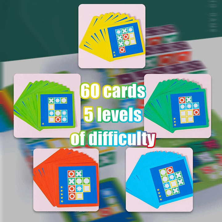 Wooden Puzzle Building Cubes Game for Adults and Kids 3+ All Ages; New Wave Logical Puzzle Match Games - US Stores