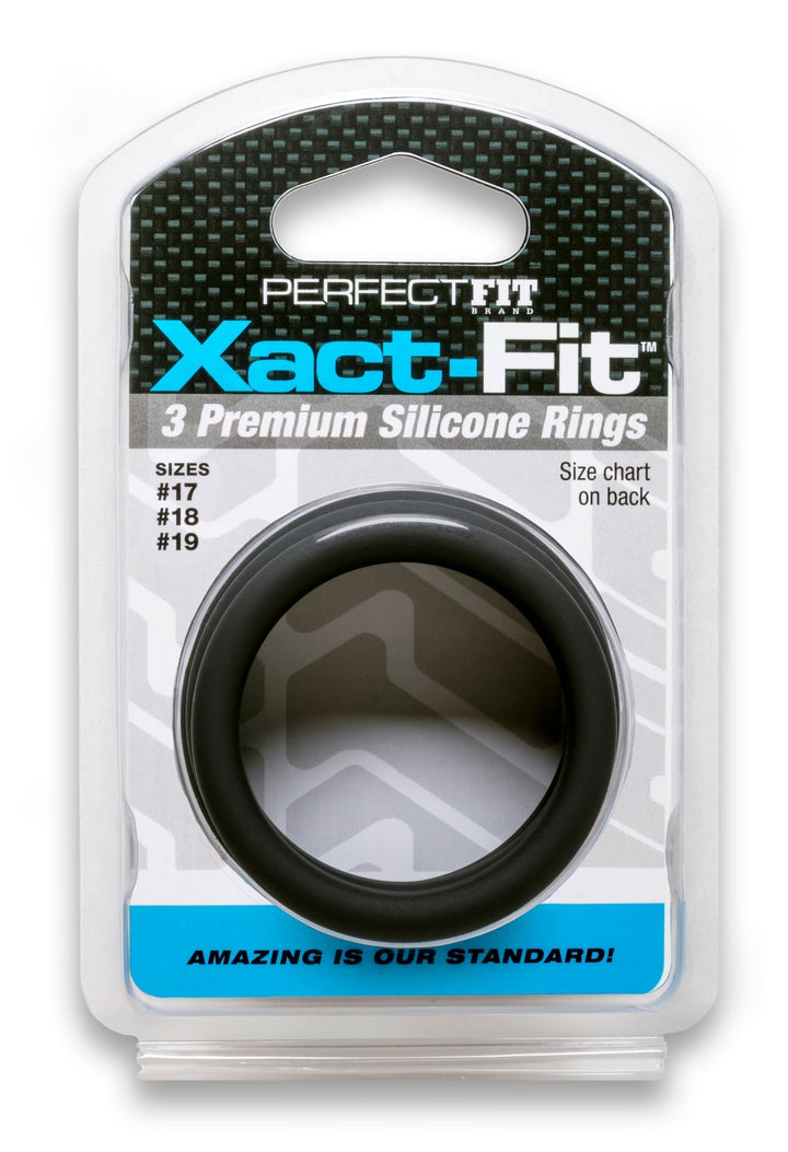 Xact - Fit 3 Premium Silicone Rings - 17, 18, 19 - US Stores