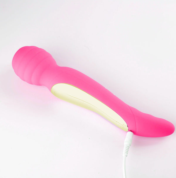 Zoe Twisty Dual Vibrating Pleasure Wand - Pink - US Stores