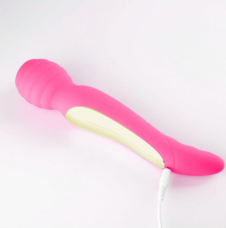 Zoe Twisty Dual Vibrating Pleasure Wand - Pink - US Stores