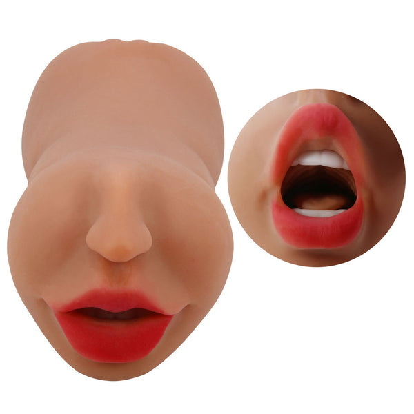 Zoey Mouth Masturbator Sleeve - Brown - US Stores