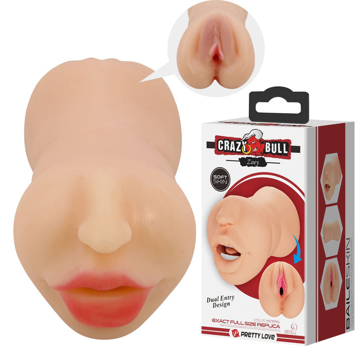 Zoey Mouth Masturbator Sleeve - Light - US Stores